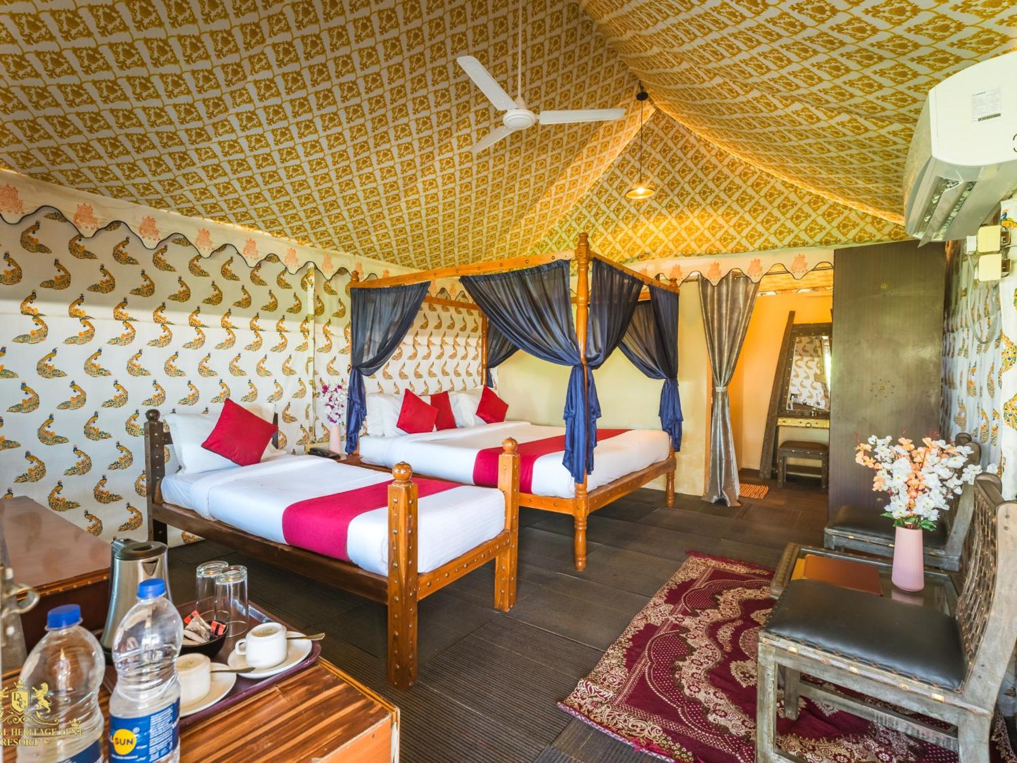 The Royal Heritage Tent Resort- Statue Of Unity Kevadia Oda fotoğraf