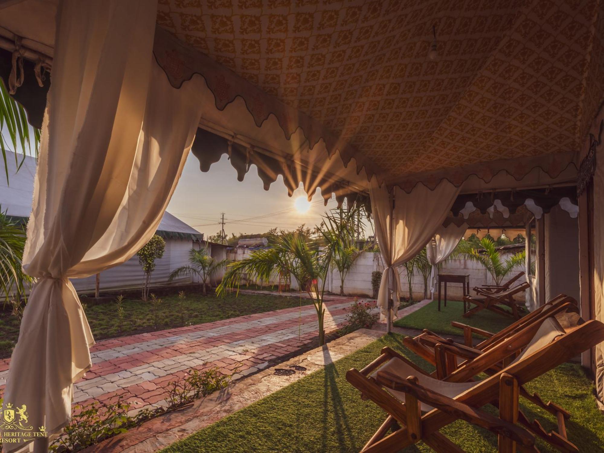 The Royal Heritage Tent Resort- Statue Of Unity Kevadia Dış mekan fotoğraf
