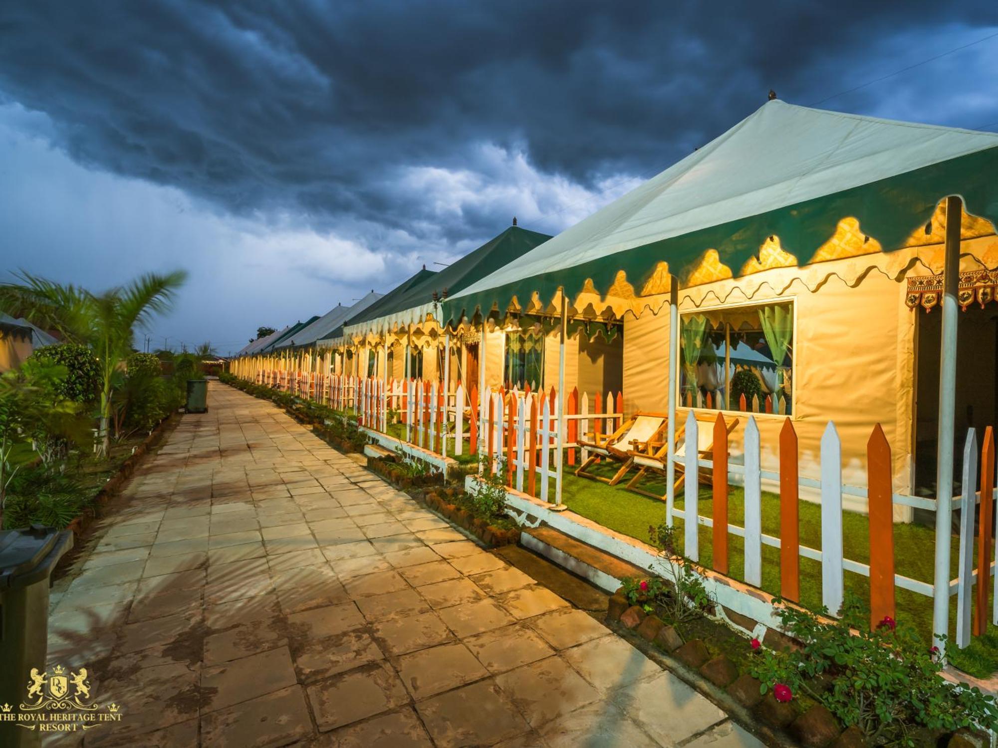 The Royal Heritage Tent Resort- Statue Of Unity Kevadia Dış mekan fotoğraf