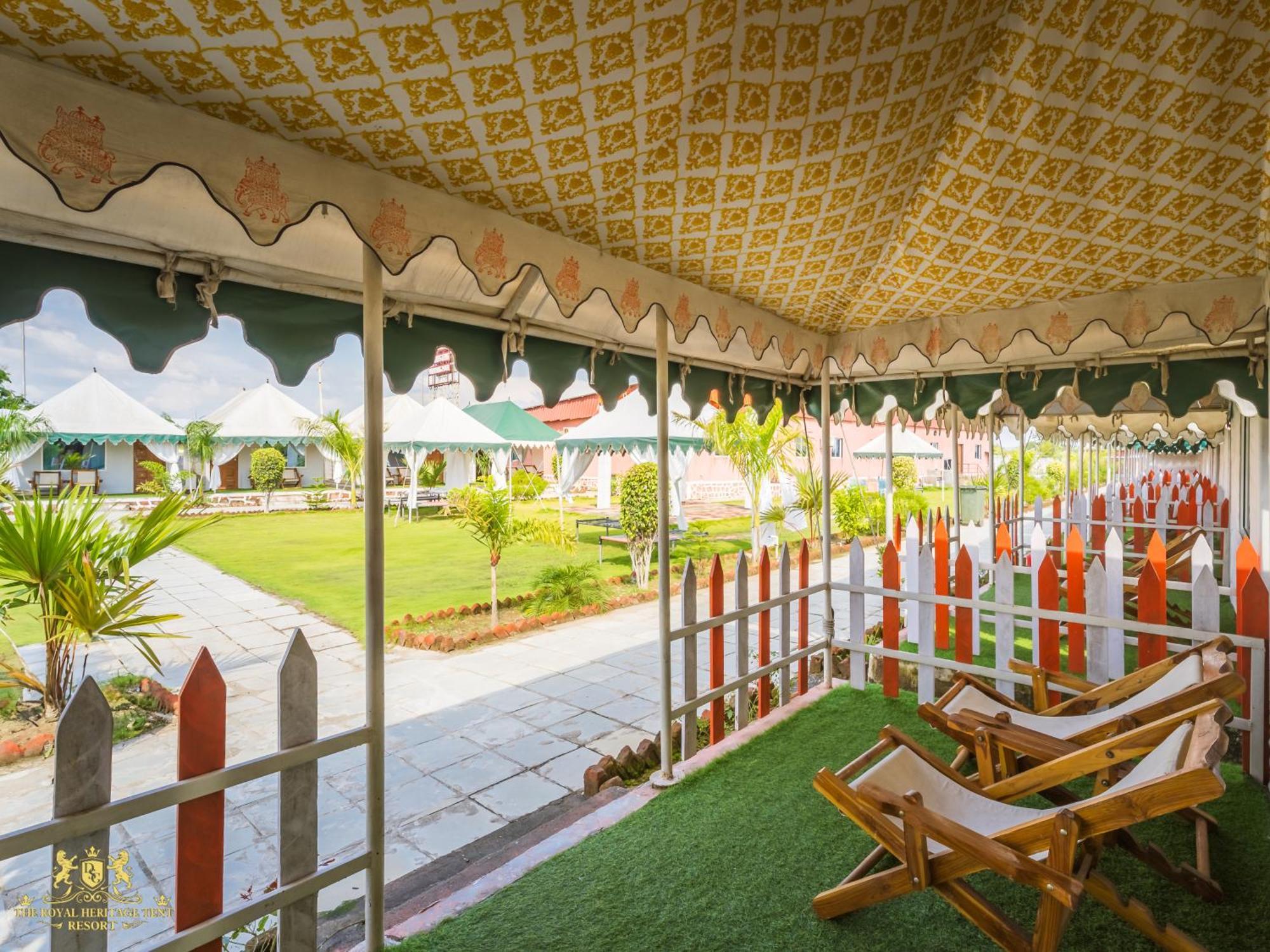 The Royal Heritage Tent Resort- Statue Of Unity Kevadia Dış mekan fotoğraf